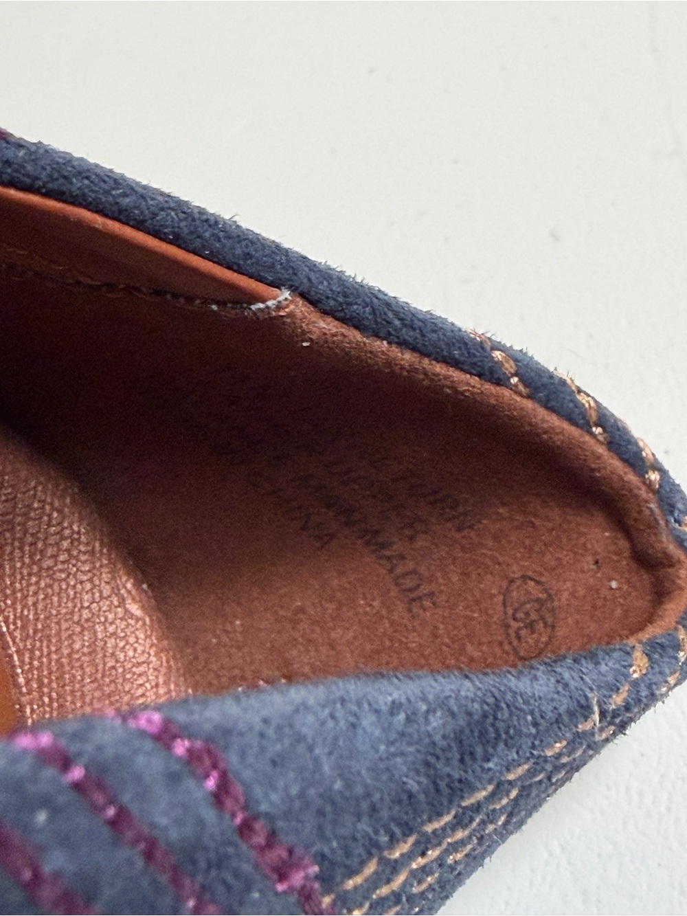 Aerosoles "Tax Return" Blue Plaid Suede Mary Jane Pumps – Size 11 - Picture 9 of 10